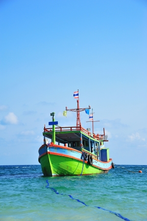 Boat on sea, Thailandの写真素材