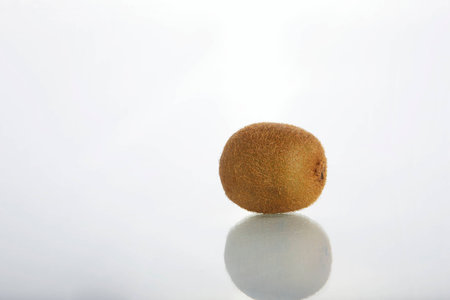 kiwi on white backgroundの写真素材