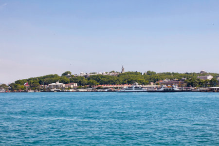 View of Topkapi Palace in Istanbulのeditorial素材