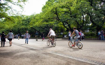 TOKYO - MAY, 2016: People enjoy Ueno park on May 29, 2016のeditorial素材