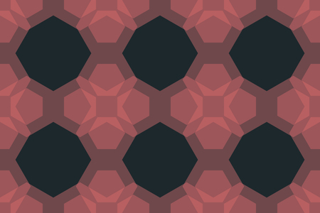 Abstract, seamless background pattern made with geometric shapes forming flower abstraction....