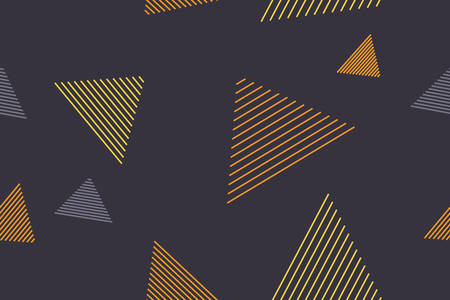 Seamless, abstract background pattern made with lines forming triangle shapes in flowing in air...