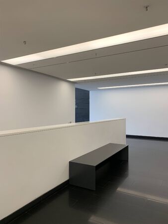 View of modern building interior.