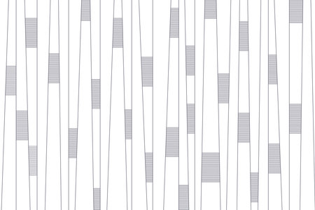 Abstract background pattern made with repeated lines in city buildings / trees abstraction. Simple, modern vector art.のイラスト素材