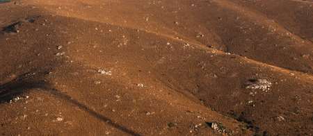 Aerial view of Aegean landscape captured in Sigacik / Seferihisar district of Izmir / Turkey.