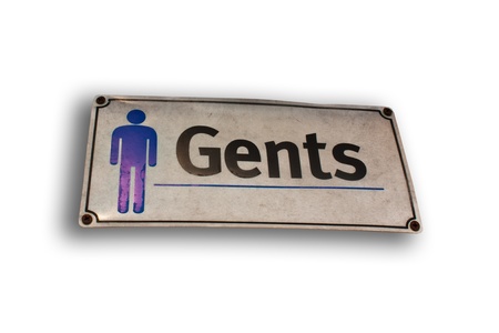 Men's nameplate. Plates signs to the bathroom.の写真素材