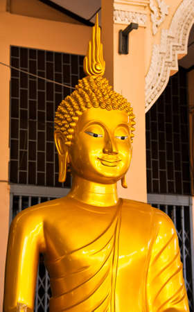 Buddha stucco architecture  In Asia and is located in Thailand の写真素材