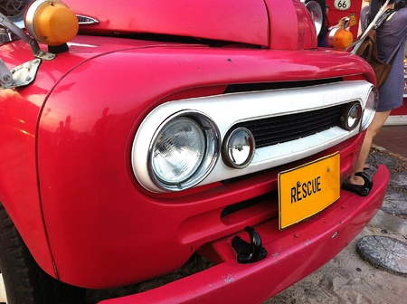 Front of the Rescue car の素材