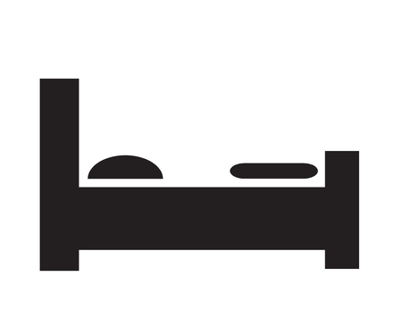 Hotel icon on white background. flat style design. hotel sign.のイラスト素材