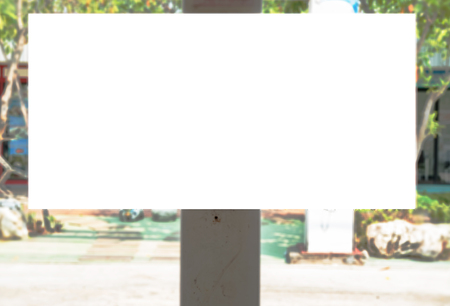 street banner. blank billboard city.の写真素材