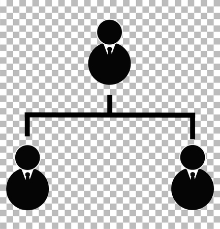 Vector of business hierarchical icon on - ID:1-111348435 - Royalty Free ...