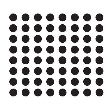 polka dot icon on white background. flat style. polka dot icon for your web site design, logo, app, UI. black dots symbol.のイラスト素材