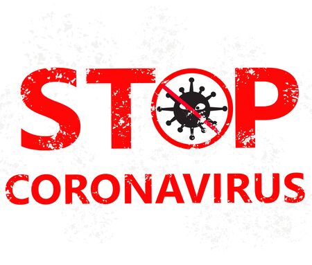 coronavirus outbreak stamp sign. stop coronavirus stamp red rubber stamp on white background. stop covid-19 stamp.の写真素材