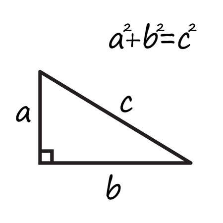 Photo of Pythagoras' theorem on white - ID:174310989 - Royalty Free ...