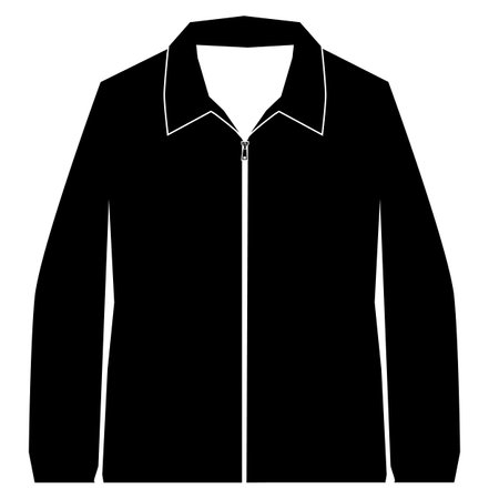 casual jacket icon on white background. jacket sign. flat style.のイラスト素材