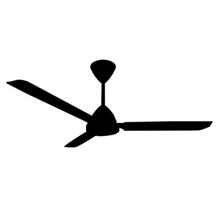 Ceiling fan icon. Ceiling air fan sign. flat style.のイラスト素材
