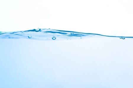 Water surface white backgroundの写真素材