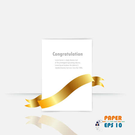 Paper white background vectorのイラスト素材