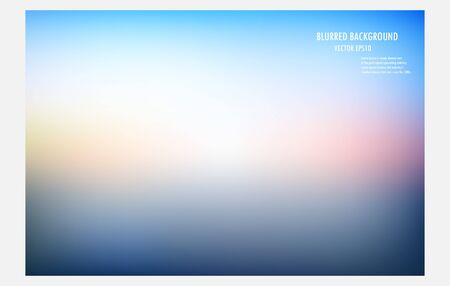 colorful blurred background, vector illustrator desige wallpaper,abstract blur backdrop.のイラスト素材