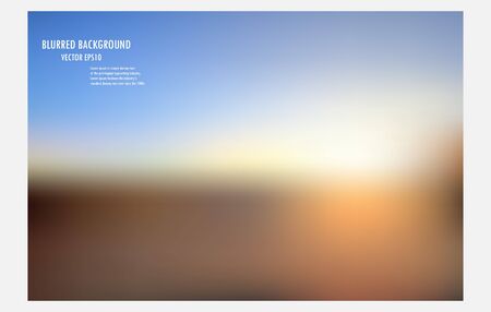 colorful blurred background, sunrise or sunset concept background,vector illustrator desige wallpaper,abstract blur backdrop.のイラスト素材
