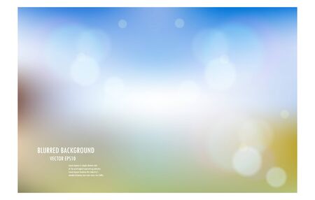 vector illustration of soft colored abstract blurred light background layout design , can be use for background concept or festival background.のイラスト素材