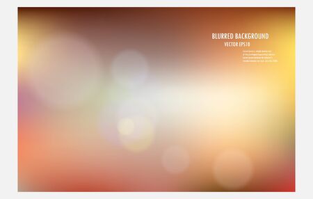 abstract colorful blurred background, vector illustrator desige wallpaper,blur bokeh light background.のイラスト素材