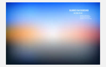 colorful blurred background, vector illustrator desige wallpaper,abstract blur backdrop.のイラスト素材