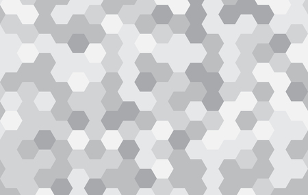 white texture geometric background made of hexagon.のイラスト素材