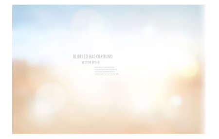 vector illustration of soft colored abstract blurred light background layout design , can be use for background concept or festival background.のイラスト素材