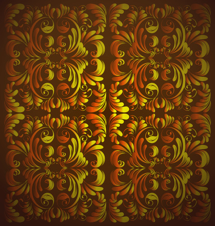 floral pattern  Vintage vector illustration のイラスト素材