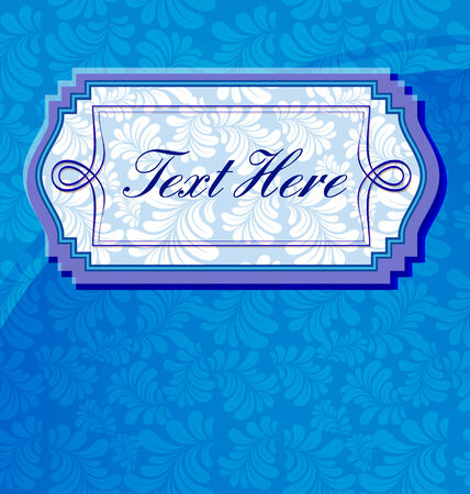 vector illustration of floral cardのイラスト素材