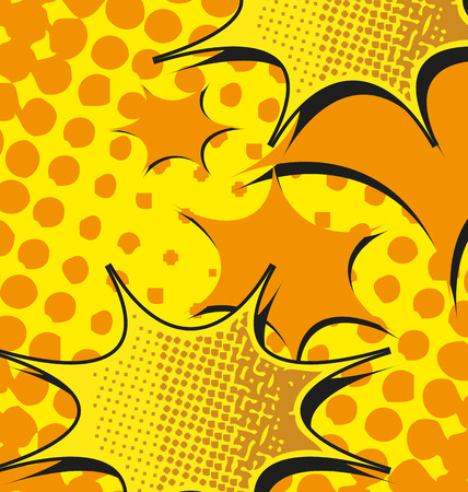 Vector illustration of   exploding symbolsのイラスト素材