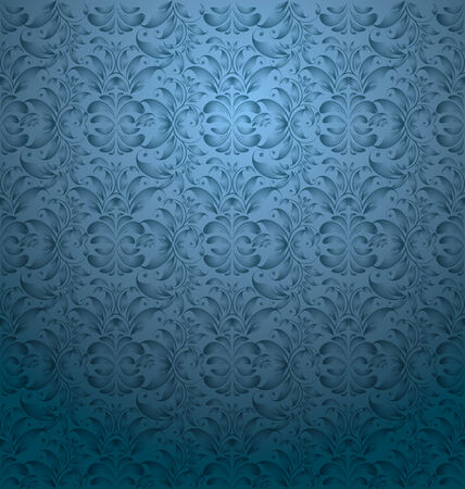 Damask seamless floral pattern. Vintage  illustrationのイラスト素材