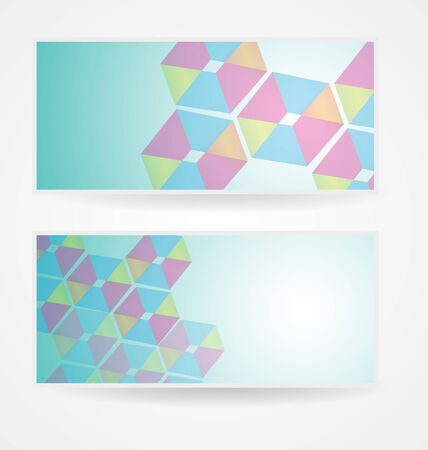 Illustration of abstract bannerのイラスト素材