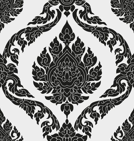 Illustration of Thai style patternのイラスト素材