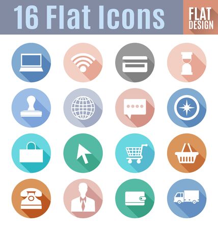 Vector Illustration of  web flat icon design.のイラスト素材
