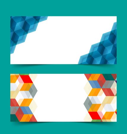 Vector Illustration of  abstract hexagon background. Technology polygonal design.のイラスト素材