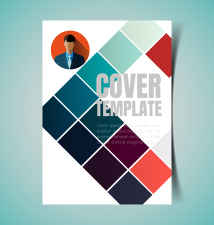 Vector Illustration of  report Cover design.のイラスト素材