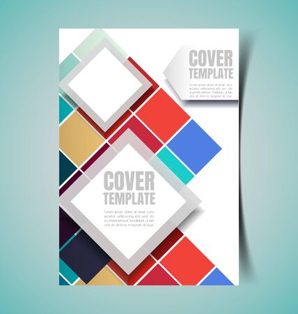 Vector Illustration of  report Cover design.のイラスト素材