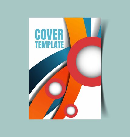 Vector Illustration of  report Cover design.のイラスト素材