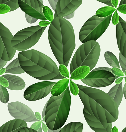Illustration of  leaf seamless patternのイラスト素材