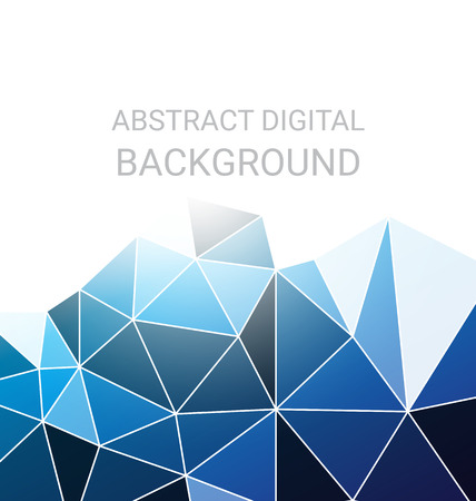 Vector Illustration of  abstract digital  background.のイラスト素材