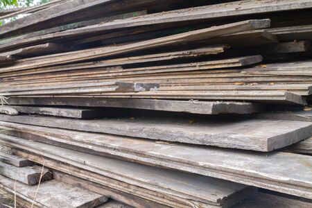 a group of wooden oldの写真素材