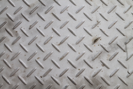 checker plate floor surface texture steel grip metal gratingの写真素材