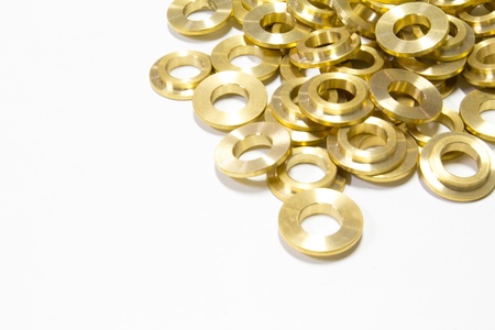 group bush brass on a white backgroundの写真素材