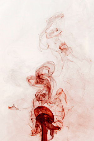 abstract background, colorful smoke of Joss stickの写真素材