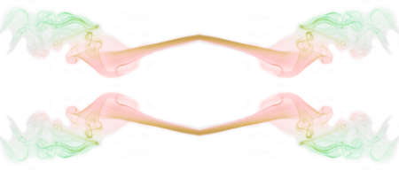 Smoke abstract background, colorful smoke of Joss stickの写真素材