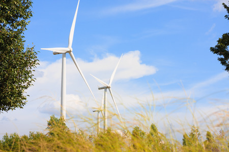 Wind turbine power generator ( renewable energy source)