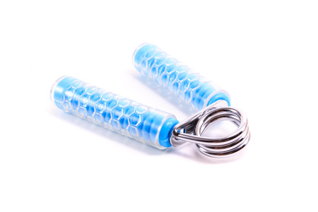 Increase your hand and arm power by forearm exercise tool (Spring hand gripper)の写真素材