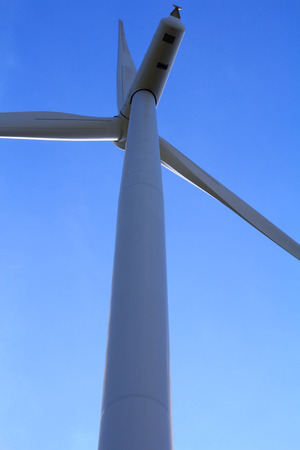 Wind turbine power generator ( renewable energy source)の写真素材